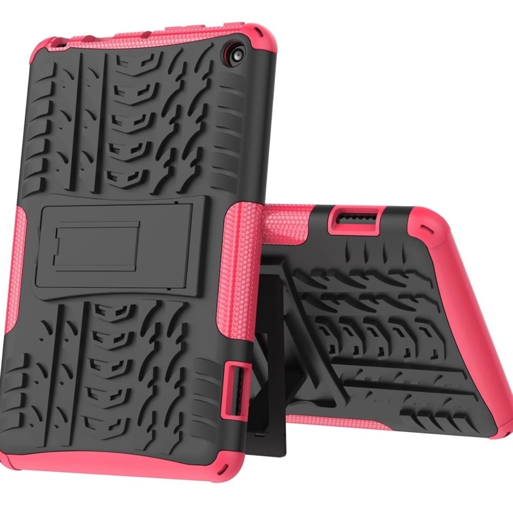Kindle Fire 7 Case 12th Generation 2022,Kickstand Heavy Duty Armor Defender Case
